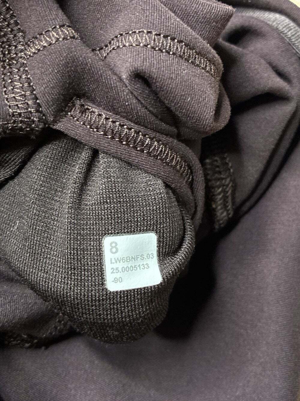 Lululemon Wunder Train High-Rise Crop 23" Sequoia Brown Size 8 - Picture 4 of 6